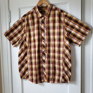 Men's Prana Plaid Button Down Shirt